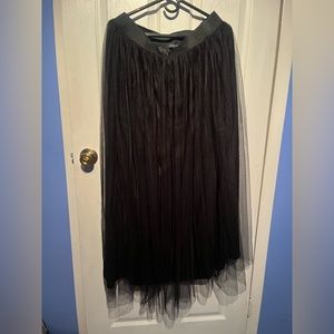 Black Tulle Skirt